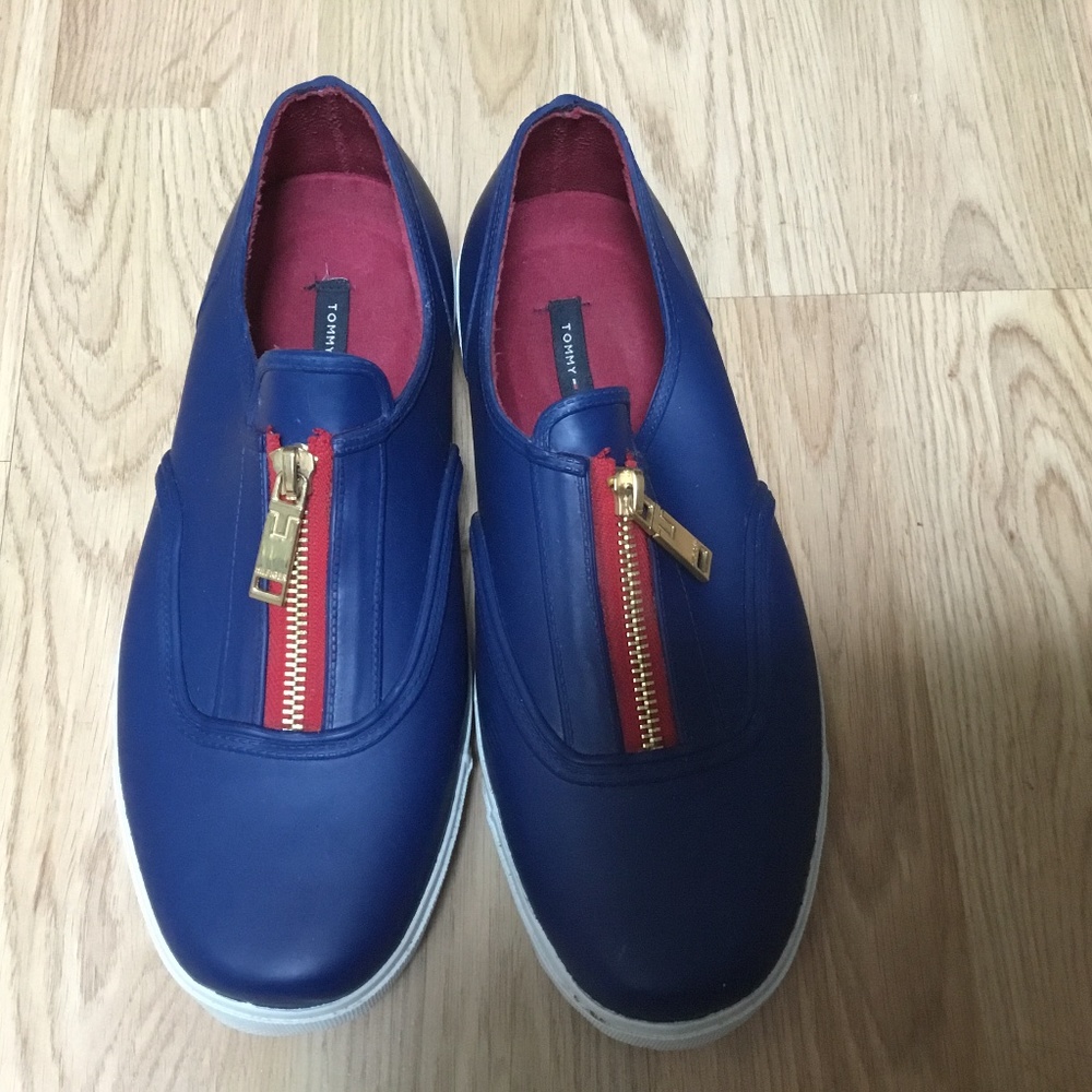 Women’s Tommy Hilfiger Blue Rubber Shoes